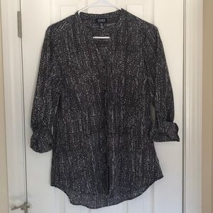 Jones New York Black / White Blouse